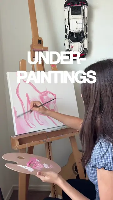 underpaintings explained in makeup terms🤓 #art #artist #underpainting #arttutor