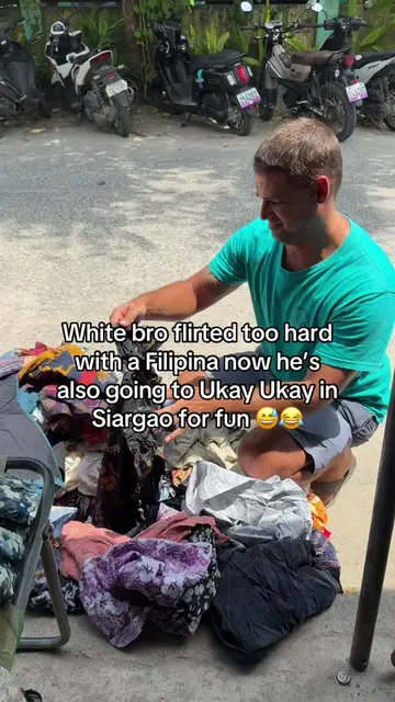 I didn’t plan on turning my German husband into an Ukay Ukay guy, but here we ar
