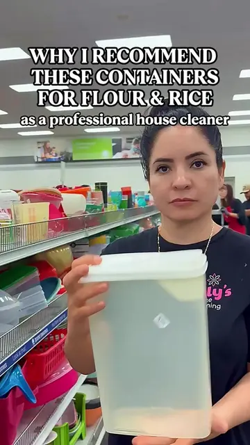 Flour and rice storage matters more than you think 👀 As professional house clea