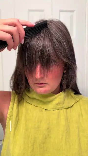 Who would have thought 3 years ago I would cut bangs solely because my postpartu
