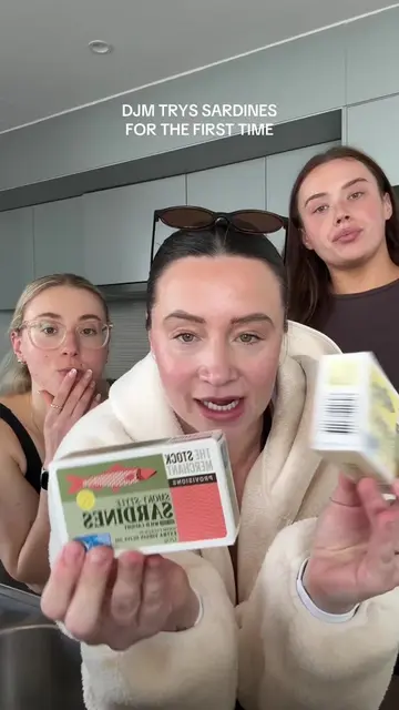 We try sardines for the first time! Since it’s the new “viral health” food and p
