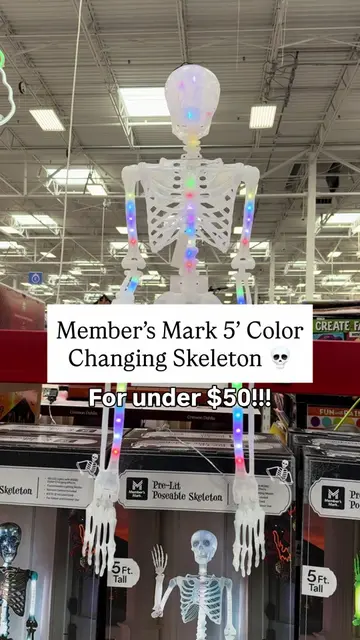 No bones about it! 💀✨ This 60” Pre-Lit Neon Skeleton is the ultimate statement 