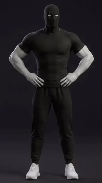 Lat workout for width — nobody's ever looked wide from the front. You can't see 