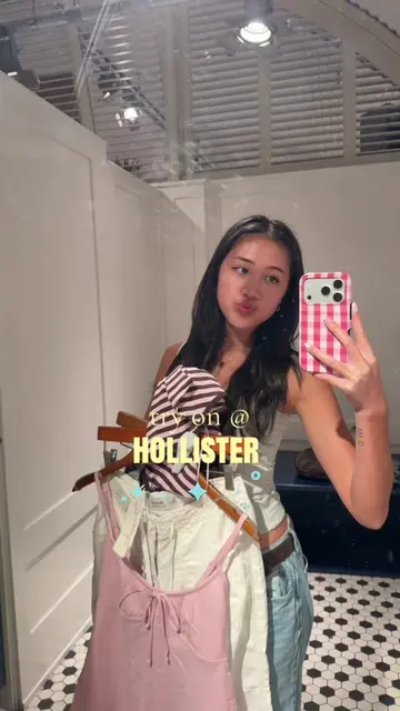 some cute pieces i found at hollister recently ⭐️ @hollister #hollisterco #holli