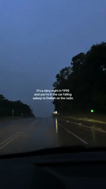 @Radio Delilah in the cozy warm car drifting in and out of sleep will always be 