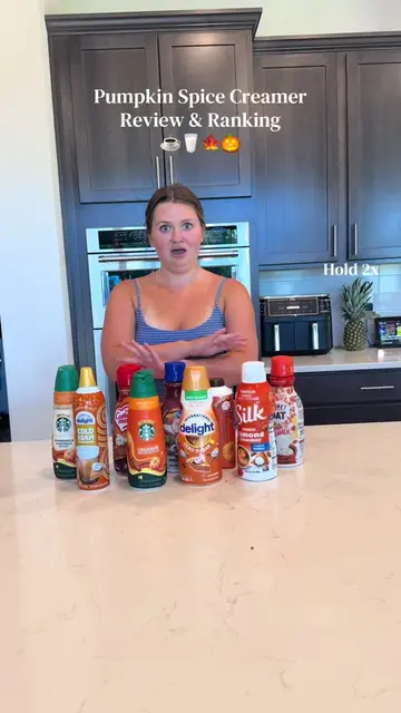 9 pumpkin spice products for your coffee - 8 creamers & a cold foam! 3 non dairy