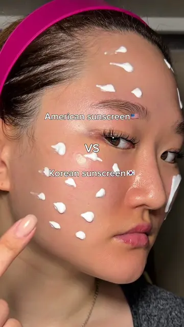Which do you prefer: American or Korean sunscreen?☀️ #koreansunscreen #kbeauty #