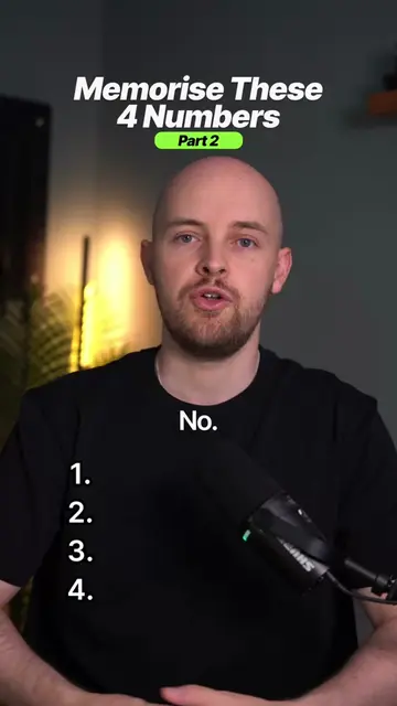 Memorise these 4 numbers 👇 Four simple benchmarks to help you manage your essen
