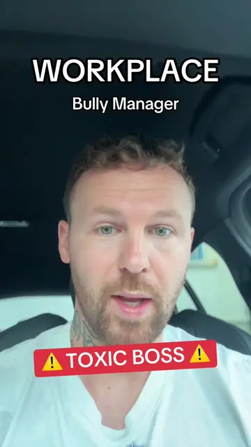 TOXIC MANAGER WHO IS BULLYING YOU IN THE WORKPLACE #workplacebullying #toxicmana