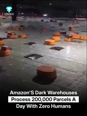 Amazon’s “dark warehouses” are transforming logistics with robots! Traditional f