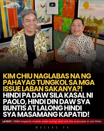 KIM CHIU SINAGOT NA ANG MGA ISSUE LABAN SAKANYA! "HINDI KAME KASAL NI PAOLO! HIN