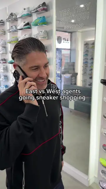 East vs West agent sneaker shopping @crepshopau #realestate #sydney #property