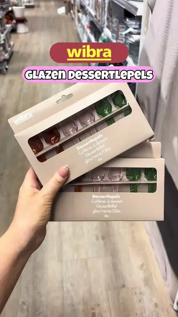 WAUW🤩 Hoe cute zijn deze retro look dessertlepels van @Wibra Nederland 💕 #budg