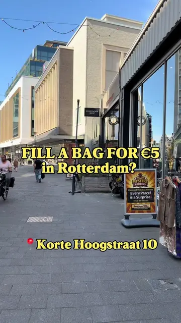 FILL A BAG FOR €5 in Rotterdam - ONE DAY ONLY (only upstairs)‼️ Come by this wed
