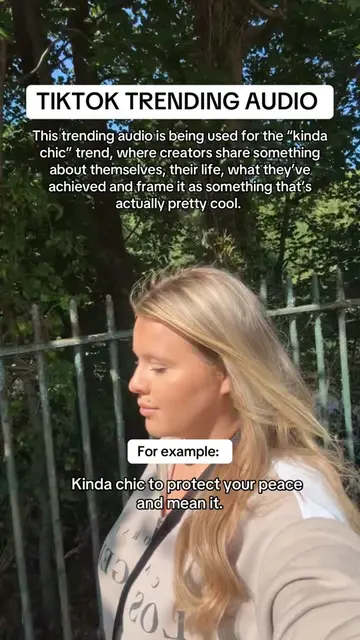 Save this ‘kinda chic’ trend and use it for your next post!  It can be funny, co
