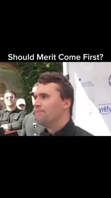 Should merit come first #CharlieKirk #charliekirkdebate #news 