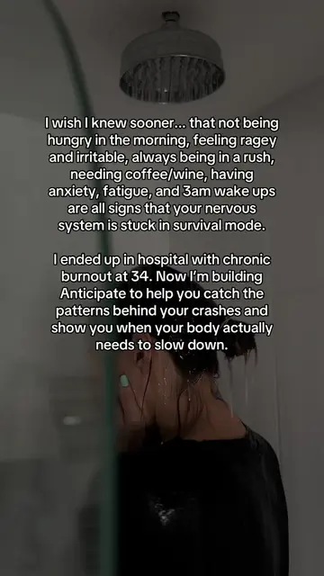 Anticipate connects your sleep, symptoms, activity and calendar to help you reco