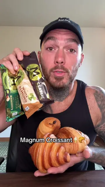 Magnum croissant🍦🥐 worth a try or say goodbye?