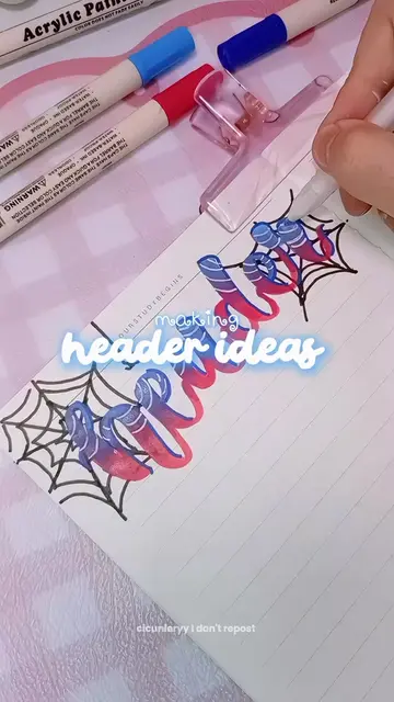 kali ini temanya #spiderman 🕷️🕸️ #header #ideas #aesthetic #4u 