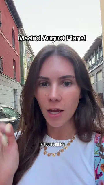 If you are visiting Madrid in August, you have to check out all the neighborhood