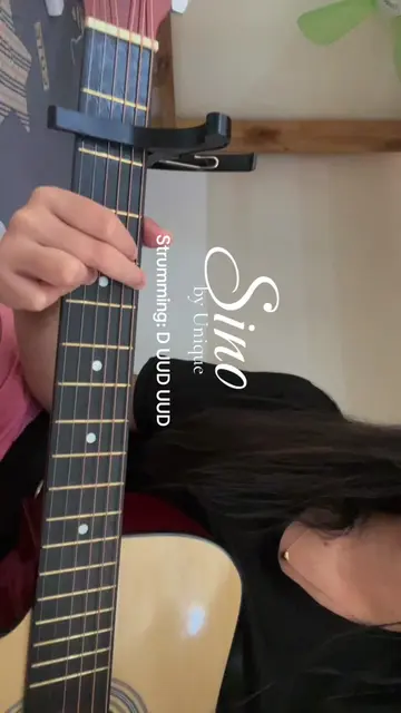 sino by unique — guitar tutorial #guitarchords #guitar #fyp 