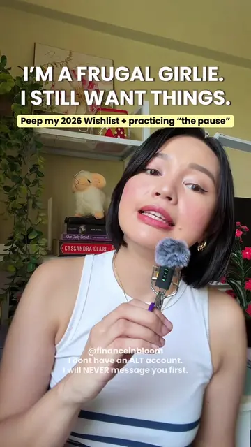 Being frugal doesn’t mean you stop wanting nice things. 🥹 I still have a wishli