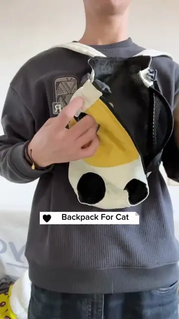 🎒 BEOW 4-point pet backpack Safety clip • Elastic neck • Easy zipper Multiple s