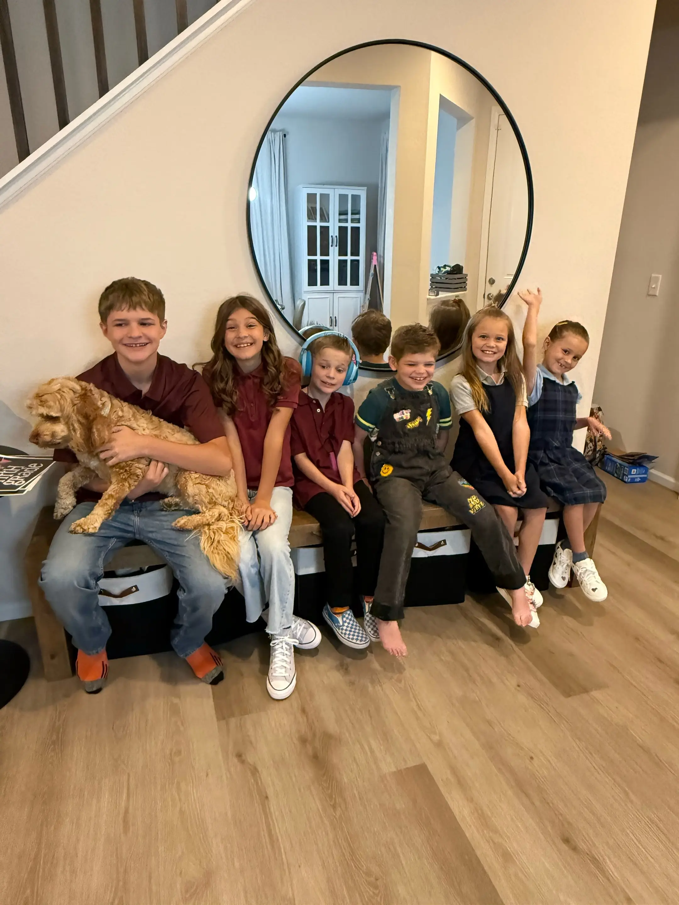 A few days late, but I couldn’t let these first-day-of-school pictures go unpost