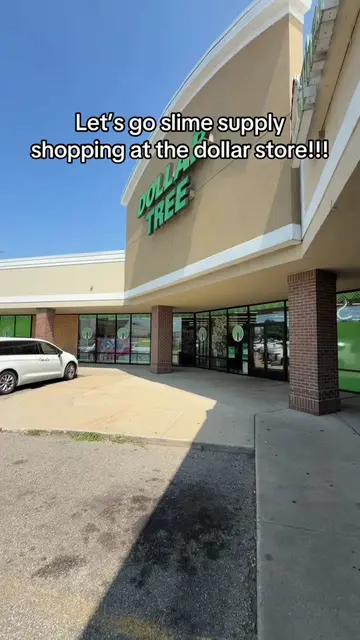 I Went SLIME Supply Shopping at the DOLLAR STORE! 😱💗 #slime #dollarstore #slim