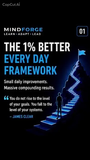 What if getting 1% better every day actually changed your life? Most people chas