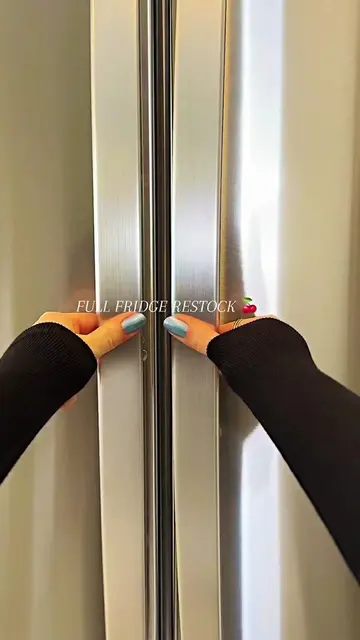 ASMR Fridge Restocking 🥚🍪🍬🍓 #asmr #organized #fridge #fridgeorganization #fr