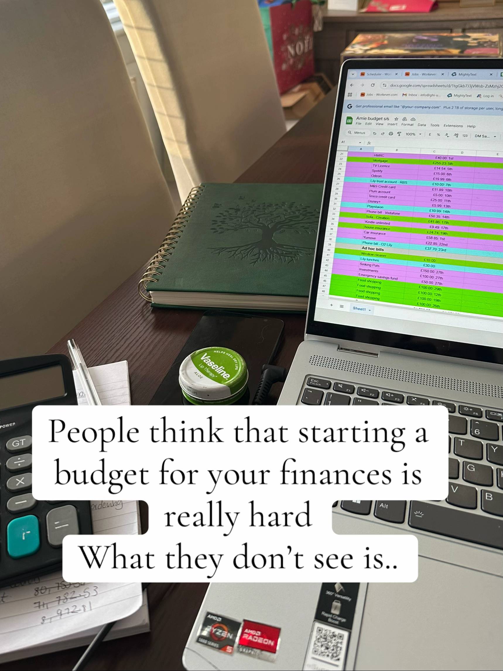 If you want to get better with your spending or if you have debts you would like