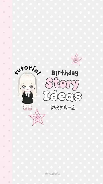 Save this video for your next birthday story 🎂🎀 Follow for more aesthetic tuto