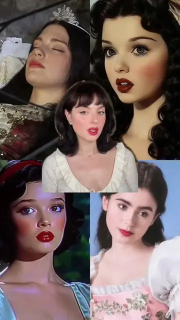 Snow White inspired makeup tutorial #makeup #makeuptutorial #snowwhite #makeupar