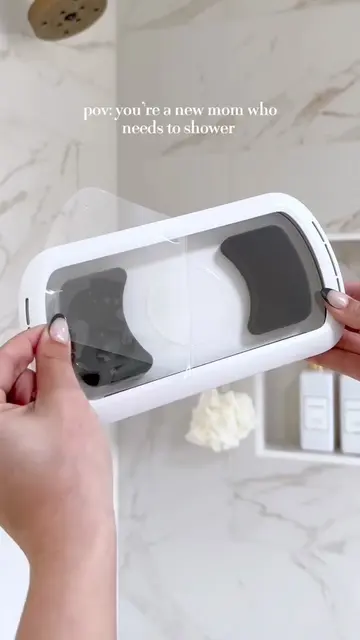 Mount it to the wall or prop it up to watch your baby cam or favorite show 🤌 Sh