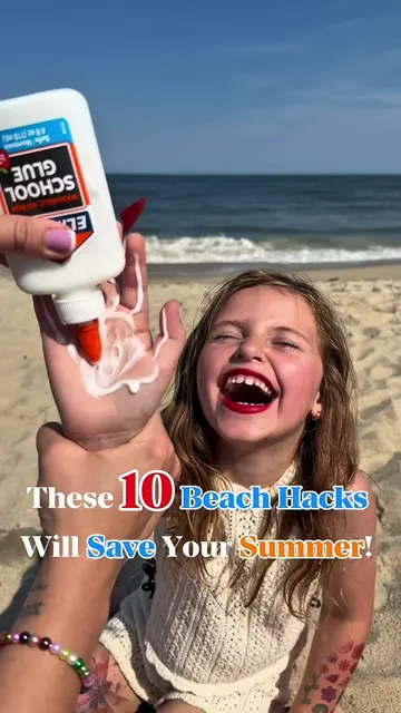 10 beach hacks you’ll wish you knew sooner 🏖️☀️ Which one are you trying first?