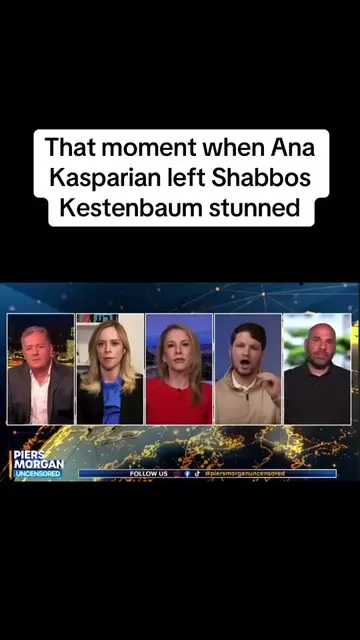 That moment when Ana Kasparian left Shabbos Kestenbaum stunned #anakasparian 