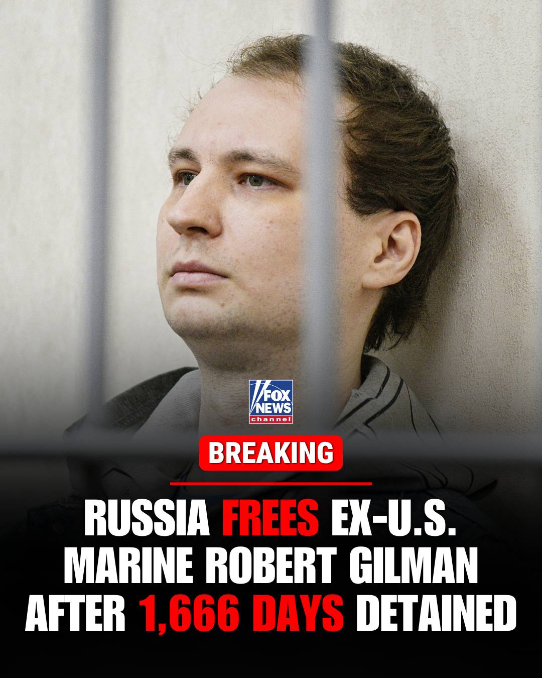 BREAKING: Marine veteran Robert Gilman has been released after spending 1,666 da