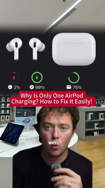 Struggling with one AirPod not charging? 😩 Discover the simple fixes for this c