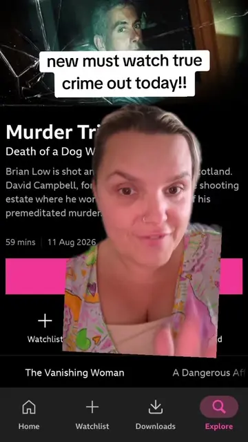 new true crime to watch today! new true crime documentary to watch this week on 