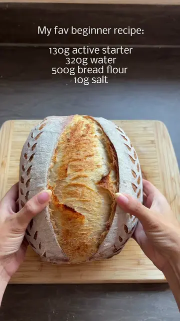 My foolproof beginner same day sourdough bread recipe🍞✨ Save this for your next