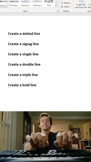6 hidden line styles in Microsoft Word that you probably never knew existed. Mos