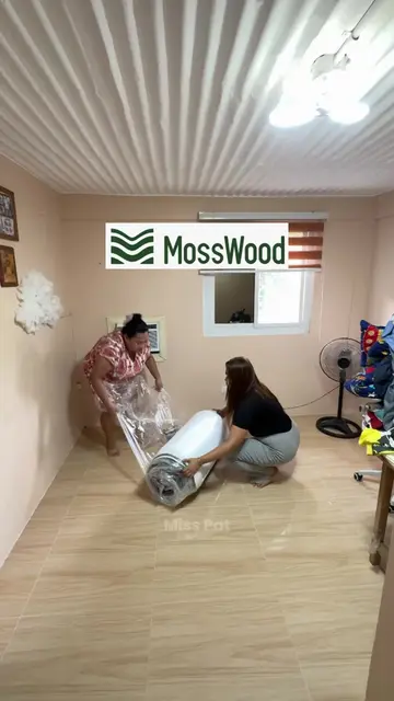 Bed makeover sa kwarto ng kapatid ko at naglagay kami nitong mosswood dual cooli