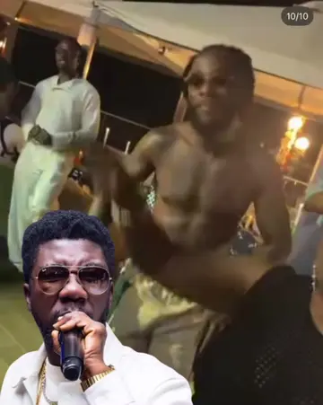 Burna Boy and his mother vibing and dancing to the timeless TiC TaC classic feat