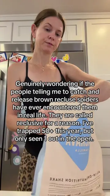 Make it make sense please. They don’t just crawl around saying hi. We use traps 