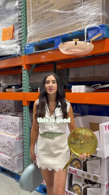 This is good this is bad Home Edition @costco 🏠💧🧺🛌 @p.talusa Copper Frying P