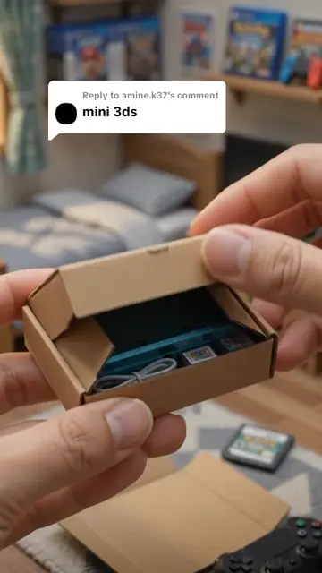 Replying to @amine.k37 NINTENDO 3DS just went MINI 🎮🔥 Unboxed, powered up, and