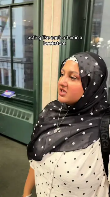 twink and hijabi coming for a joint slay @CALVIN #bookishbesties 