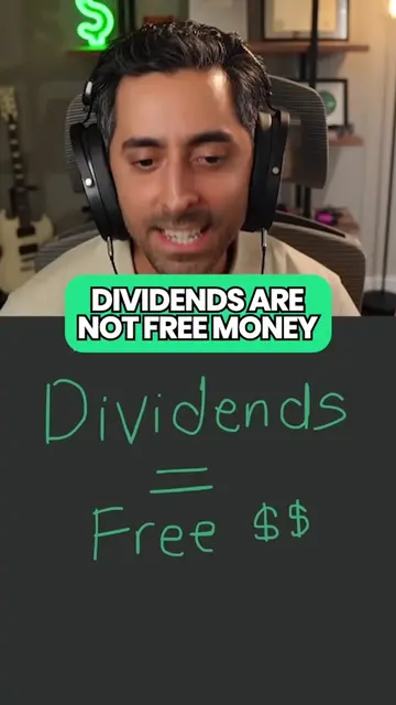 Why dividends are NOT free money! #finance #PersonalFinance #money #investing