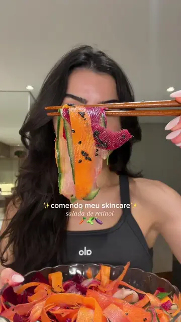 Parte 18| perfeita pra saúde da pele e dos cabelos 🧚🏻✨ salada de retinol é ric